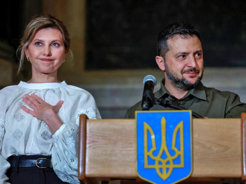 Journalist Gorin "placed" Olena Zelenska in a hotel that doesn't exist