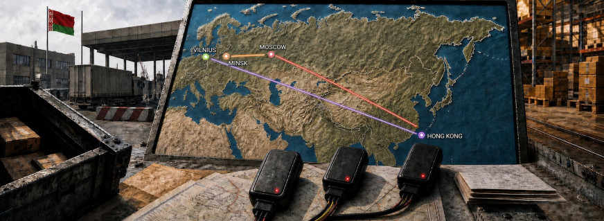 From Russia to Belarus — and back. A new route for Lithuanian GPS trackers